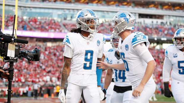 Detroit Lions wide receiver Jameson Williams